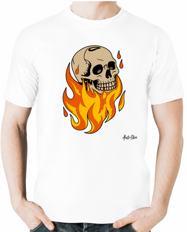 Camiseta skull personalizada