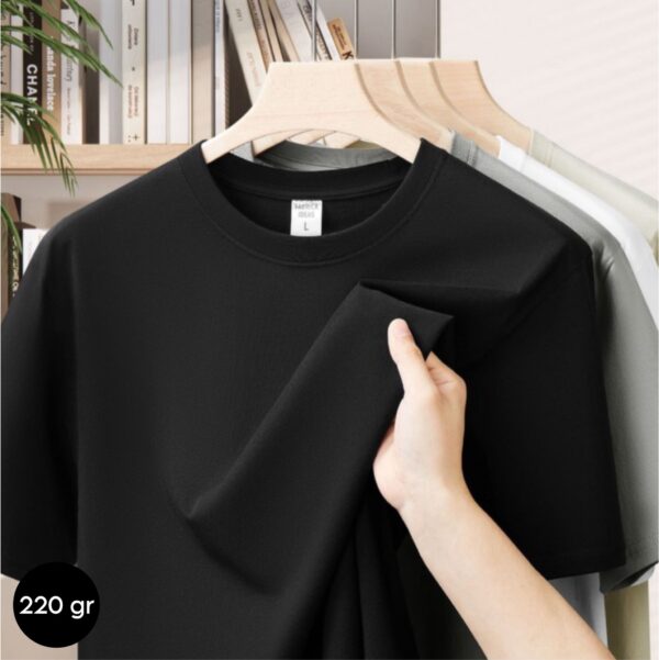 Camiseta personalizable Negra de 220 gr Unisex