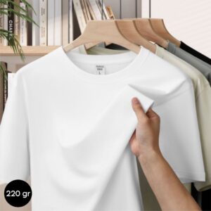 Camiseta personalizable Blanca de 220 gr