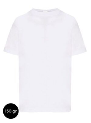 Camiseta blanca hombre personalizable 150gr