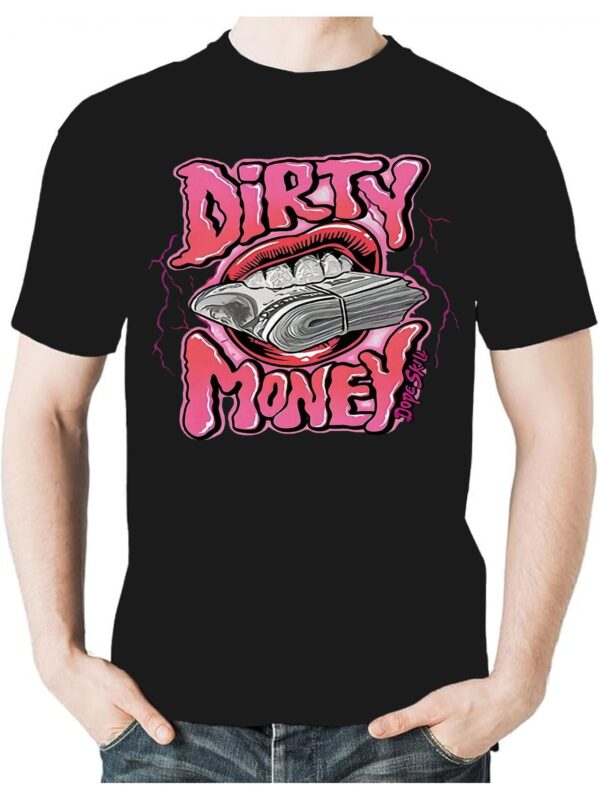 Camiseta dirty money personalizada