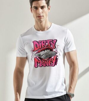Camiseta dirty money personalizada