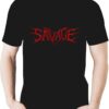 Camiseta savage personalizada