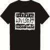 Camiseta negra advlsory personalizada