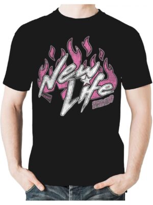 Camiseta new life personalizada