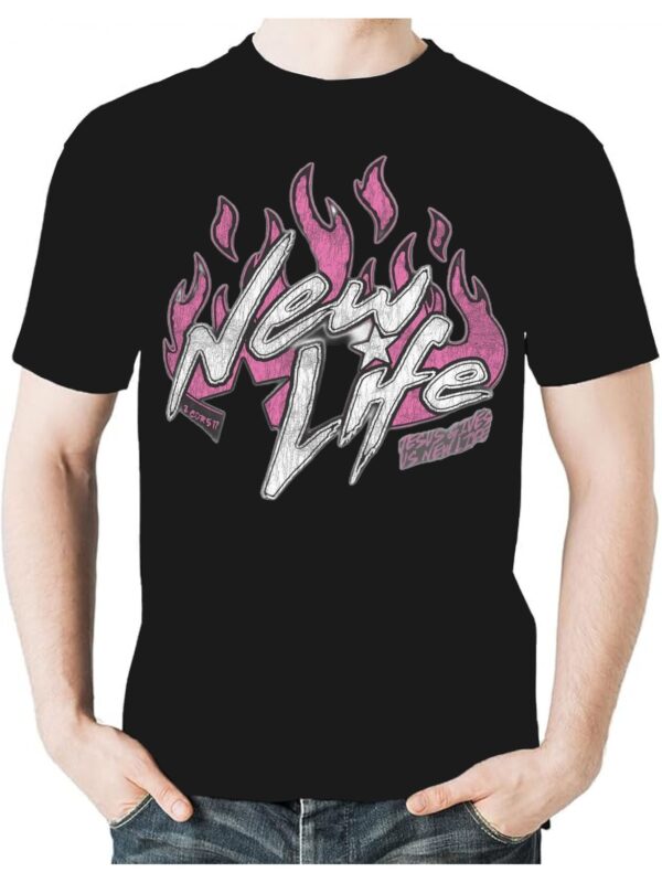 Camiseta new life personalizada