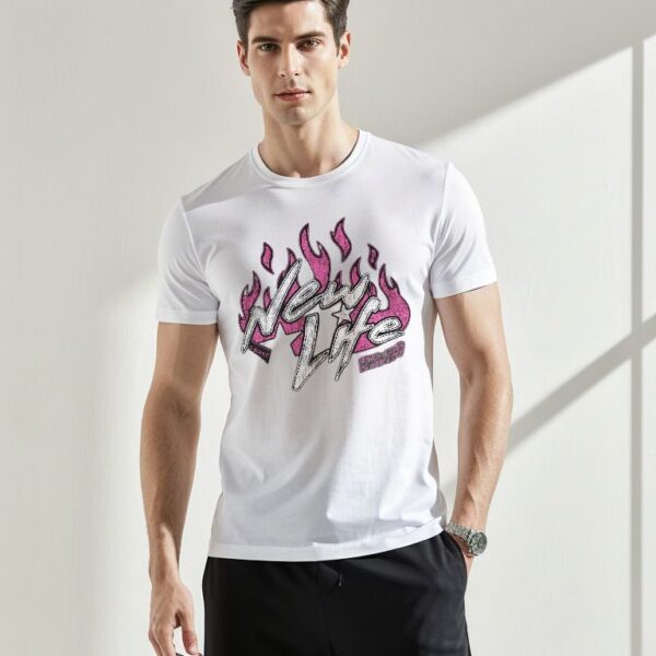 Camiseta new life personalizada