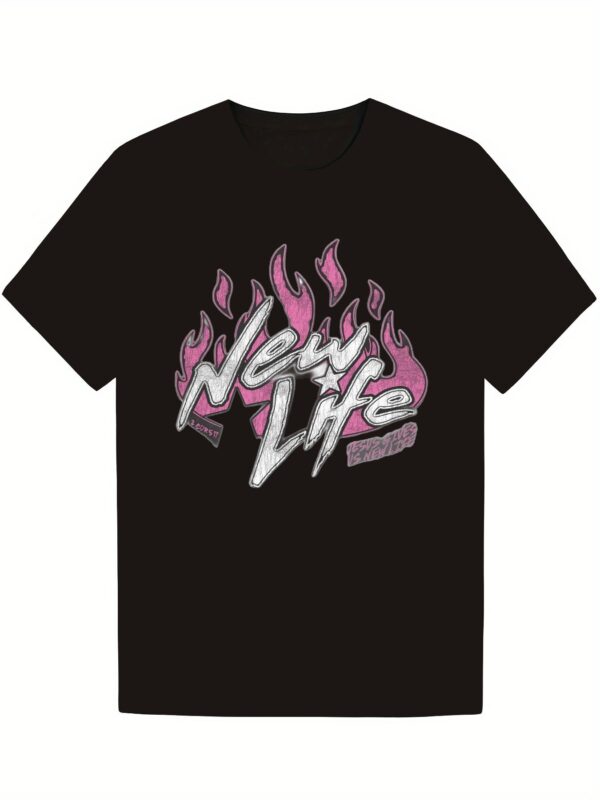 Camiseta new life personalizada