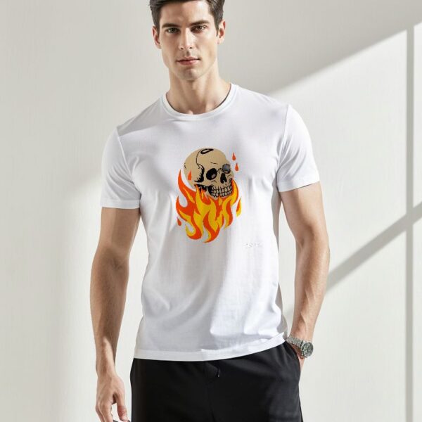 Camiseta skull personalizada