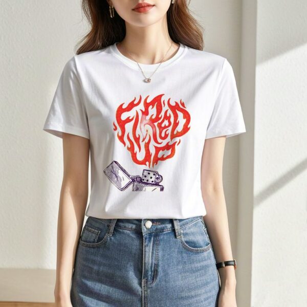 Camiseta fired up personalizada