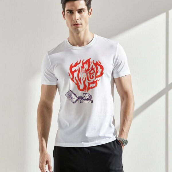 Camiseta fired up personalizada