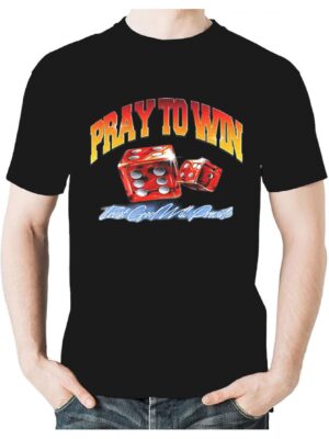 Camiseta pray to win personalizada