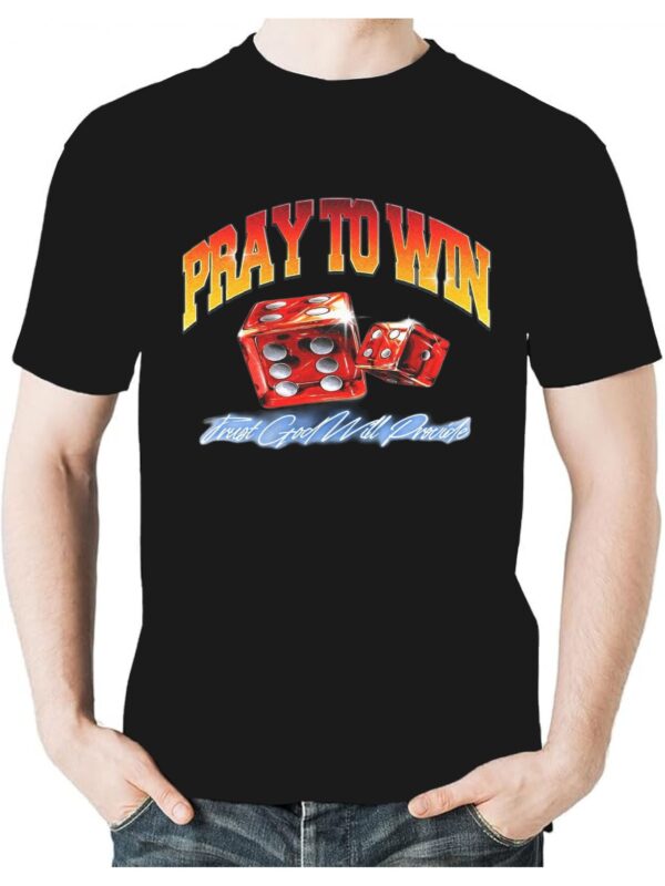 Camiseta pray to win personalizada