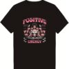 Camiseta negra forma zen