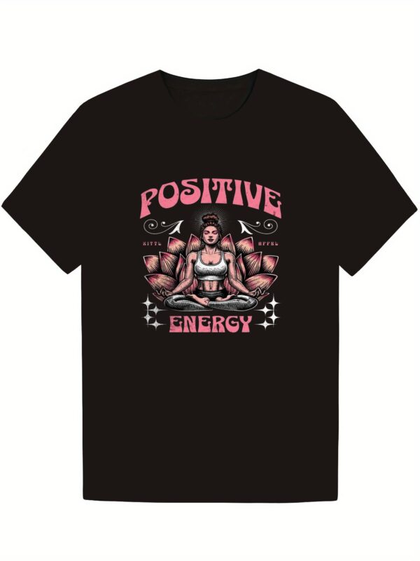 Camiseta negra forma zen