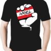 Camiseta negra graffiti personalizada