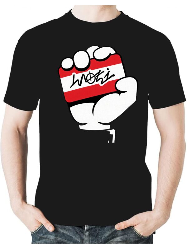 Camiseta negra graffiti personalizada