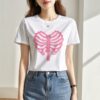 Camiseta heart pink personalizada