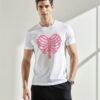 Camiseta heart pink personalizada