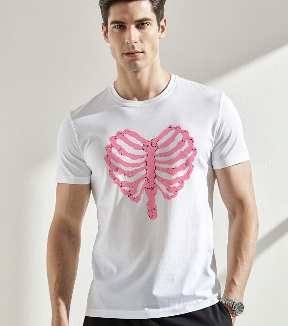 camiseta Camiseta heart pink personalizada