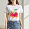 Camiseta burning cherries personalizada