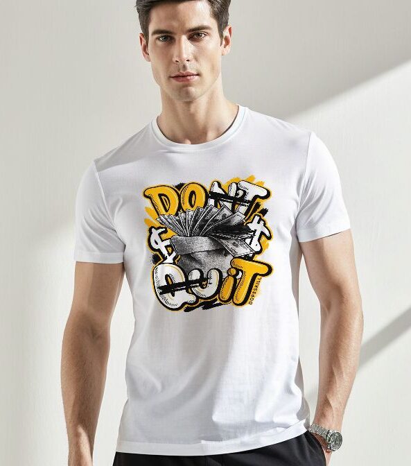 Camiseta dont quit personalizada