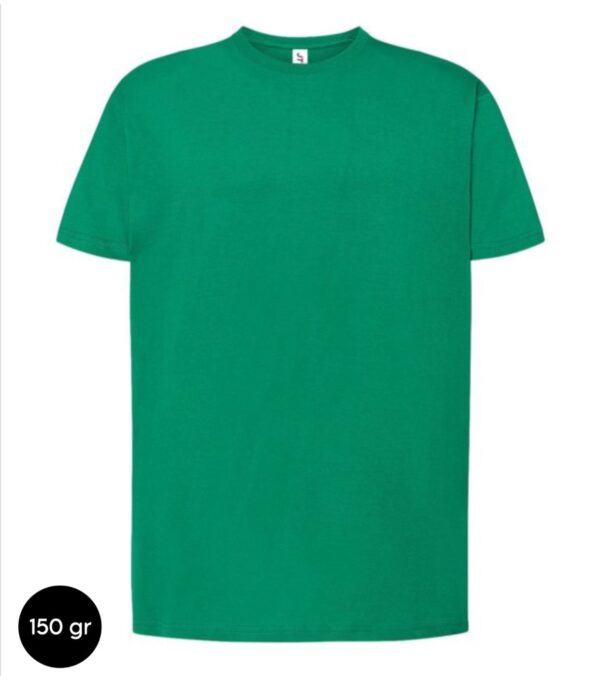 Camiseta verde hombre personalizable 150gr