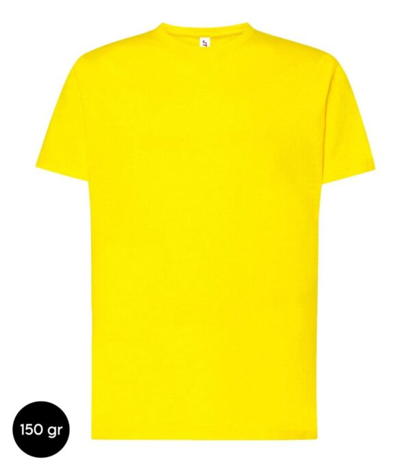 Camiseta amarilla hombre personalizable 150gr