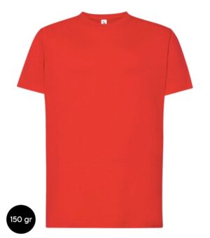 Camiseta rojo hombre personalizable 150gr