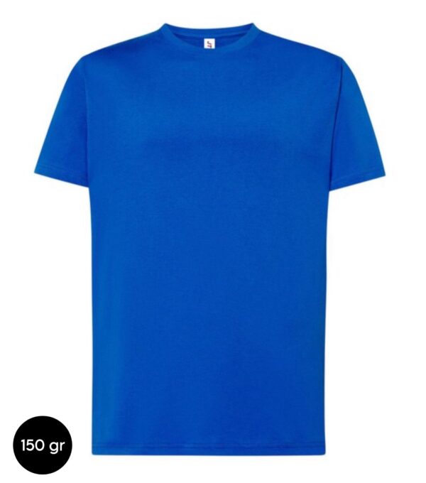Camiseta azul hombre personalizable 150gr
