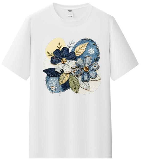 Camiseta flowers personalizada