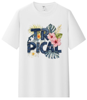 Camiseta tropical personalizada