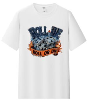 Camiseta roll or die personalizada