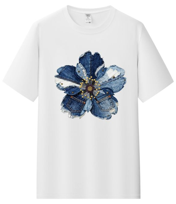 Camiseta  flower personalizada