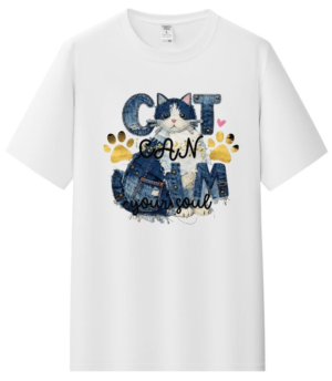 Camiseta cat can personalizada