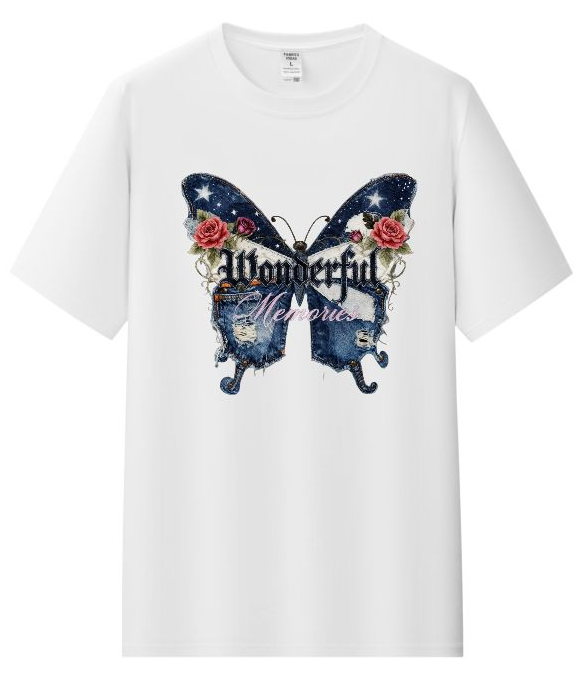 Camiseta butterfly personalizada