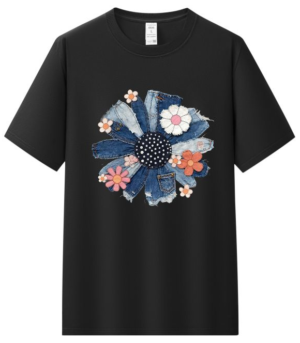 Camiseta  flower personalizada