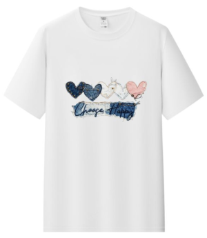 Camiseta heart personalizada