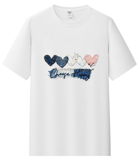 Camiseta heart personalizada