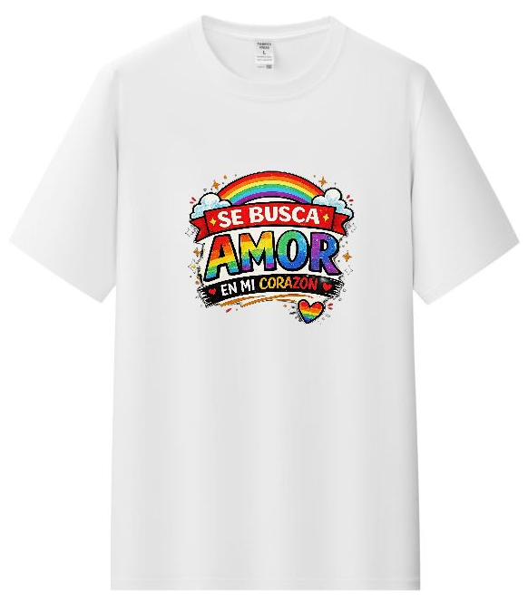 Camiseta Corazón Abierto personalizada