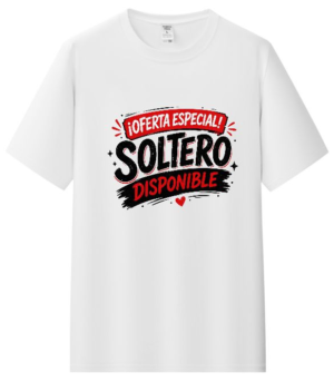 Camiseta Soltero personalizada