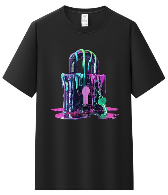 Camiseta padlock personalizadas