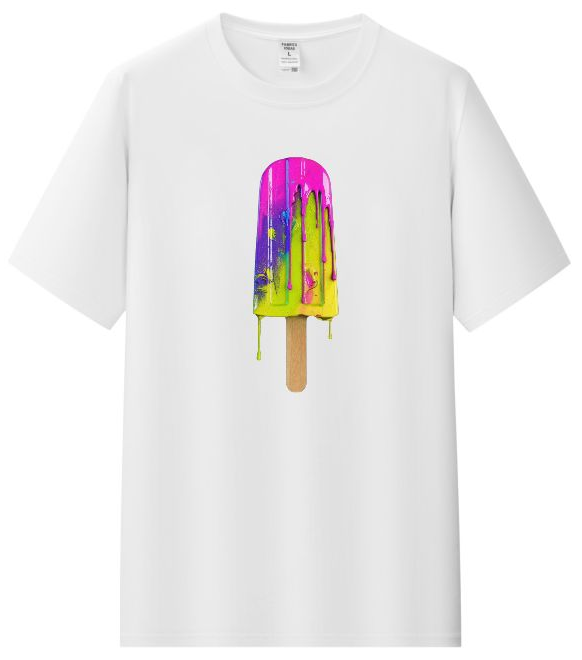 Camiseta colorful ice cream Personalizada