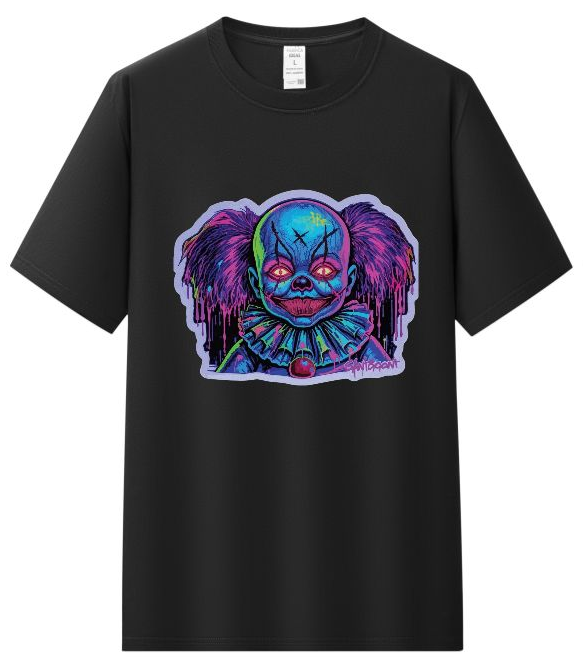 Camiseta colorful clown baby Personalizada