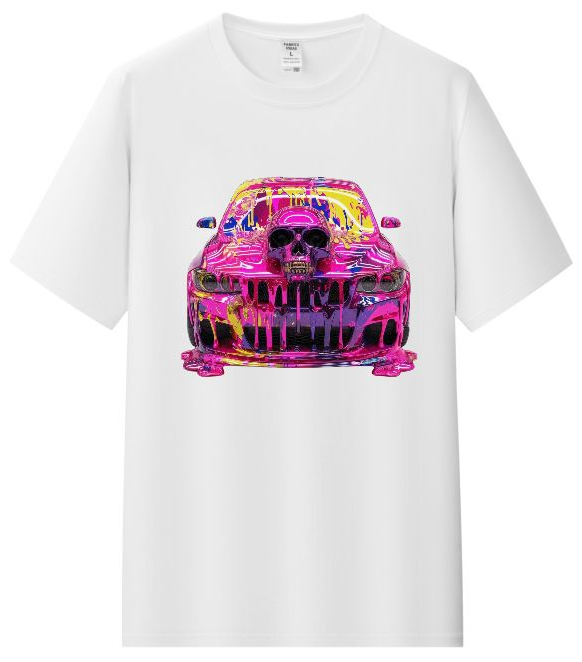 Camisetas - 1 (45) Camiseta colorful car Personalizada