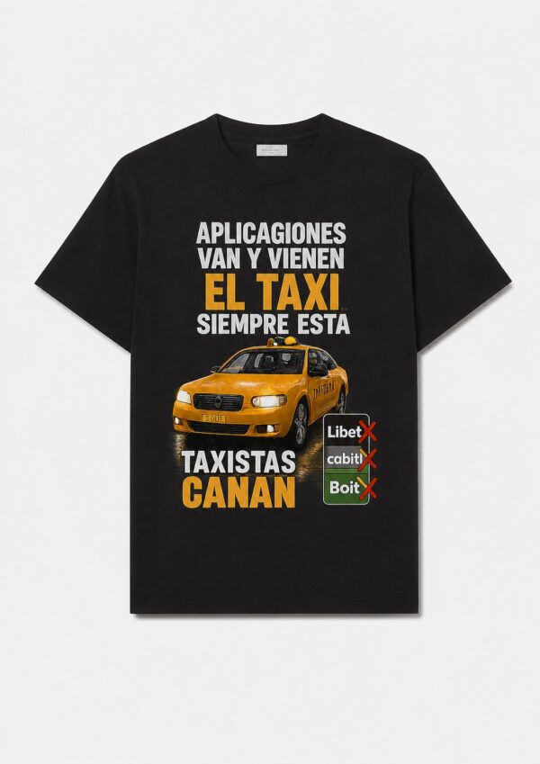 Camisetas - 1 (9) Camiseta el taxi siempre esta personalizada
