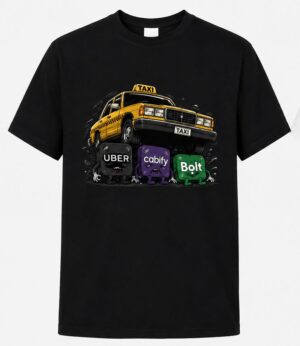 Camiseta Taxi Sobre Ruedas Personalizada