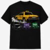 Camiseta Taxi Quemando Rueda Personalizada